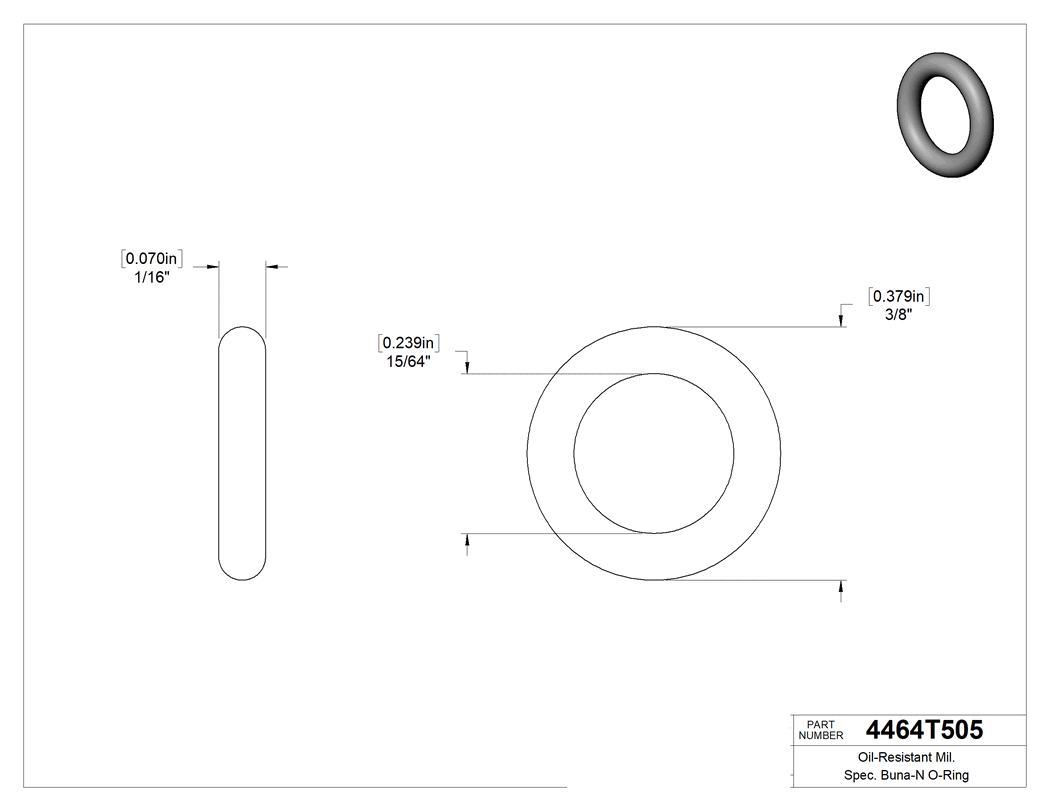 Technical drawing - 4464T505